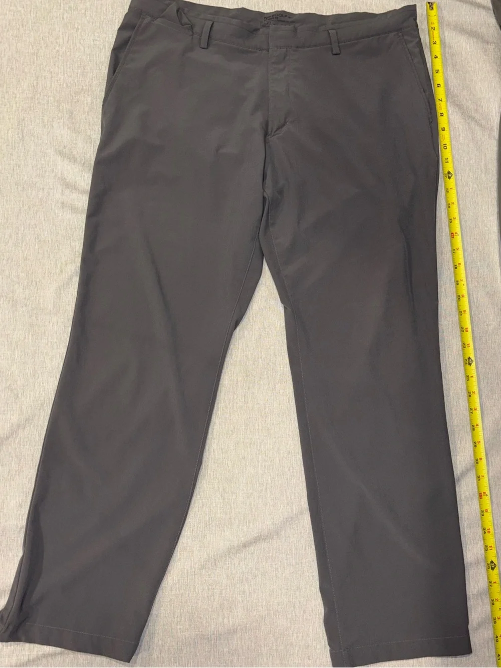 Men's Classic Straight-Fit golf pants  - Charcoal Gray